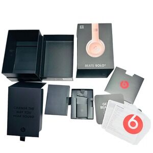 Beats‎ Solo 3 Rose Gold Wireless Headphones BOX ONLY (Empty)